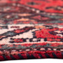 Shiraz Persian Rug 8x4 ft - Semi Antique Geometric Blue, Red Hand Knotted | back view | SKU 112785