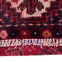 Shiraz Persian Rug 9'6" x 6'5" - Semi Antique Geometric Blue, Red Hand Knotted | pile detail | SKU 112786