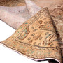 Tabriz Persian Rug 12'12" x 9'1" - Semi Antique Medallion Red, Cream Hand Knotted | detail view | SKU 112808