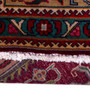 Tabriz Persian Rug 12x9 ft - Semi Antique Medallion Red, Cream Hand Knotted | pile detail | SKU 112811