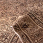 Tabriz Persian Rug 11'3" x 7'8" - Semi Antique Medallion Red, Cream Hand Knotted | detail view | SKU 112812