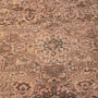 Tabriz Persian Rug 11x7 ft - Semi Antique Shah Abbasi, Medallion (Toranj) Cream, Camel, Brown Hand Knotted | side view | SKU 112812