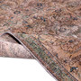 Tabriz Persian Rug 8x5 ft - Semi Antique Medallion Red, Cream Hand Knotted | detail view | SKU 112815