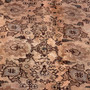 Tabriz Persian Rug 12'7" x 9'7" - Semi Antique Medallion Red, Cream Hand Knotted | side view | SKU 112822