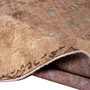 Tabriz Persian Rug 12'4" x 9'6" - Semi Antique Medallion Red, Cream Hand Knotted | detail view | SKU 112832
