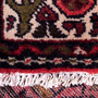 Hosseinabad Persian Rug 9x3 ft - Semi Antique Medallion Crimson, Ivory Hand Knotted | pile detail | SKU 112851