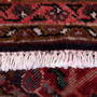 Heriz Persian Rug 9x5 ft - Semi Antique Medallion Red, Brown Hand Knotted | pile detail | SKU 112856