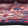 Bakhtiari Persian Rug 11'11" x 10'2" - Semi Antique Medallion Blue, Crimson Hand Knotted | back view | SKU 112908