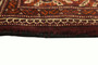 Turkmen Persian Rug 12'0" x 8'1" - Semi Antique Geometric Crimson, Navy Blue Hand Knotted | full view | SKU 110143
