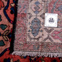 Bakhtiari Persian Rug 9'4" x 6'8" - Semi Antique Medallion Blue, Crimson Hand Knotted | full view | SKU 112909