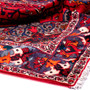 Bakhtiari Persian Rug 9'8" x 7'5" - Semi Antique Medallion Blue, Crimson Hand Knotted | detail view | SKU 112910