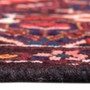 Bakhtiari Persian Rug 12'10" x 10'3" - Semi Antique Medallion Blue, Crimson Hand Knotted | back view | SKU 112914