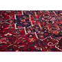 Bakhtiari Persian Rug 12x10 ft - Semi Antique Medallion (Toranj), Herati (Mahi) Madder Red, Navy Blue, Crimson Hand Knotted | side view | SKU 112914