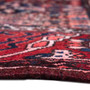 Bakhtiari Persian Rug 12'6" x 10'4" - Semi Antique Medallion Blue, Crimson Hand Knotted | back view | SKU 112915