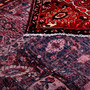 Bakhtiari Persian Rug 12'6" x 10'4" - Semi Antique Medallion Blue, Crimson Hand Knotted | corner detail | SKU 112915