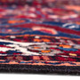 Bakhtiari Persian Rug 9'10" x 5'7" - Semi Antique Medallion Blue, Crimson Hand Knotted | back view | SKU 112917