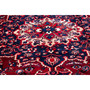 Bakhtiari Persian Rug 12'8" x 10'4" - Semi Antique Medallion Blue, Crimson Hand Knotted | side view | SKU 112921