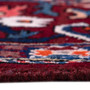 Bakhtiari Persian Rug 12'10" x 10'4" - Semi Antique Medallion Blue, Crimson Hand Knotted | back view | SKU 112922