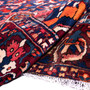 Bakhtiari Persian Rug 12x10 ft - Semi Antique Medallion (Toranj), Herati (Mahi) Madder Red, Navy Blue, Crimson Hand Knotted | detail view | SKU 112922