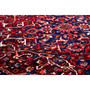 Bakhtiari Persian Rug 12'10" x 10'4" - Semi Antique Medallion Blue, Crimson Hand Knotted | side view | SKU 112922