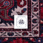 Bakhtiari Persian Rug 10x6 ft - Semi Antique Medallion Blue, Crimson Hand Knotted | full view | SKU 112924