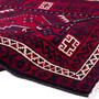 Bakhtiari Persian Rug 10'12" x 7'10" - Semi Antique Medallion Blue, Crimson Hand Knotted | detail view | SKU 112926