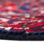 Bakhtiari Persian Rug 11'8" x 9'6" - Semi Antique Medallion Blue, Crimson Hand Knotted | back view | SKU 112927