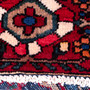 Bakhtiari Persian Rug 11x9 ft - Semi Antique Medallion (Toranj), Shah Abbasi Madder Red, Navy Blue, Cream Hand Knotted | pile detail | SKU 112927