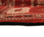 Turkmen Persian Rug 12x8 ft - Semi Antique Geometric, Turkmen Gul Madder Red, Crimson, Burgundy Hand Knotted | detail view | SKU 110145