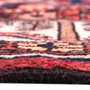 Bakhtiari Persian Rug 12'10" x 10'0" - Semi Antique Medallion Blue, Crimson Hand Knotted | back view | SKU 112932