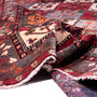 Bakhtiari Persian Rug 9x6 ft - Semi Antique Kheshti (Garden), Tree of Life Crimson, Burgundy, Cream Hand Knotted | detail view | SKU 112935