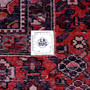 Bakhtiari Persian Rug 12'9" x 9'10" - Semi Antique Medallion Blue, Crimson Hand Knotted | full view | SKU 112936