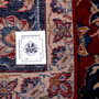 Najafabad Persian Rug 13'3" x 8'10" - Semi Antique Medallion Red, Beige Hand Knotted | full view | SKU 112937