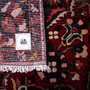 Bakhtiari Persian Rug 9'10" x 6'10" - Semi Antique Medallion Blue, Crimson Hand Knotted | full view | SKU 112938
