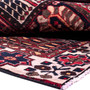 Bakhtiari Persian Rug 9'10" x 6'7" - Semi Antique Medallion Blue, Crimson Hand Knotted | detail view | SKU 112939