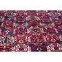 Bakhtiari Persian Rug 12'0" x 8'9" - Semi Antique Medallion Blue, Crimson Hand Knotted | side view | SKU 112942