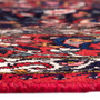 Bakhtiari Persian Rug 11'4" x 7'10" - Semi Antique Medallion Blue, Crimson Hand Knotted | back view | SKU 112943