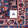 Najafabad Persian Rug 13x9 ft - Semi Antique Medallion Toranj, Shah Abbasi Madder Red, Navy Blue, Ivory Hand Knotted | full view | SKU 112944