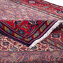 Ardabil Persian Rug 9'10" x 6'7" - Semi Antique Medallion Turquoise, White Hand Knotted | corner detail | SKU 112951