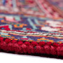 Azarshahr Persian Rug 11x8 ft - Semi Antique Medallion Red, Cream Hand Knotted | back view | SKU 112959