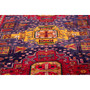 Ardabil Persian Rug 9'7" x 5'1" - Semi Antique Medallion Turquoise, White Hand Knotted | side view | SKU 112962
