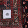 Ardabil Persian Rug 9'7" x 5'1" - Semi Antique Medallion Turquoise, White Hand Knotted | full view | SKU 112962