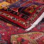 Ardabil Persian Rug 9'7" x 5'1" - Semi Antique Medallion Turquoise, White Hand Knotted | detail view | SKU 112962