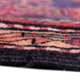 Ardabil Persian Rug 9'10" x 4'0" - Semi Antique Medallion Turquoise, White Hand Knotted | back view | SKU 112965