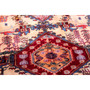 Ardabil Persian Rug 10'0" x 5'0" - Semi Antique Medallion Turquoise, White Hand Knotted | side view | SKU 112969