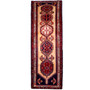 Ardabil Persian Rug 10x3 ft - Semi Antique Medallion Turquoise, White Hand Knotted | front view | SKU 112981