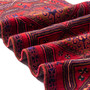 Azerbaijan Persian Rug 9'10" x 2'8" - Semi Antique Medallion Red, Cream Hand Knotted | detail view | SKU 112986