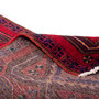 Azerbaijan Persian Rug 9'10" x 2'8" - Semi Antique Medallion Red, Cream Hand Knotted | corner detail | SKU 112986