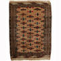 3' 9 x 2' 9 Turkmen Authentic Persian Hand Knotted Area Rug | Los Angeles Home of Rugs