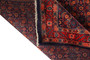 Arak Persian Rug 9x3 ft - Semi Antique Herati (Mahi), Afshan (All-Over) Dark Red, Navy Blue, Crimson Hand Knotted | side view | SKU 110212